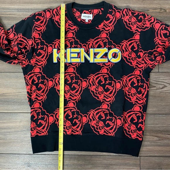 Kenzo Chinese New Year Tiger Print Logo Crew Sweatshirt - Picture 14 of 14